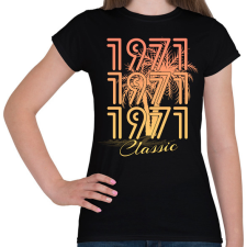 PRINTFASHION 1971 - Női póló - Fekete női póló