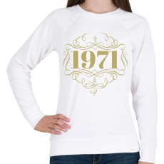 PRINTFASHION 1971 - Női pulóver - Fehér