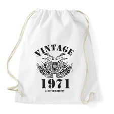 PRINTFASHION 1971 - Sportzsák, Tornazsák - Fehér tornazsák