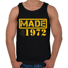 PRINTFASHION 1972 - Férfi atléta - Fekete atléta, trikó