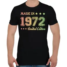 PRINTFASHION 1972 - Férfi póló - Fekete