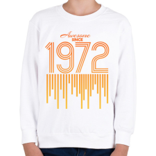 PRINTFASHION 1972 - Gyerek pulóver - Fehér gyerek pulóver, kardigán