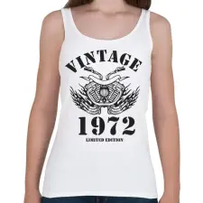 PRINTFASHION 1972 - Női atléta - Fehér női trikó