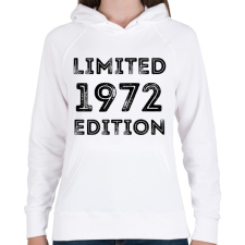 PRINTFASHION 1972 - Női kapucnis pulóver - Fehér női pulóver, kardigán