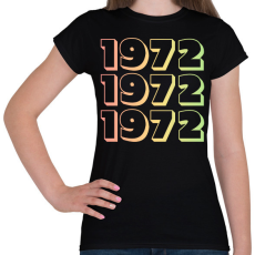 PRINTFASHION 1972 - Női póló - Fekete