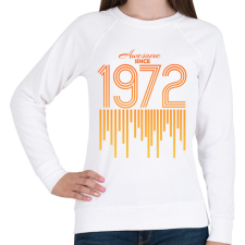 PRINTFASHION 1972 - Női pulóver - Fehér női pulóver, kardigán