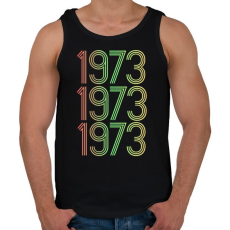 PRINTFASHION 1973 - Férfi atléta - Fekete