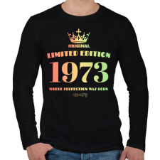 PRINTFASHION 1973 - Férfi hosszú ujjú póló - Fekete férfi póló