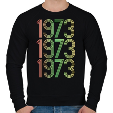 PRINTFASHION 1973 - Férfi pulóver - Fekete