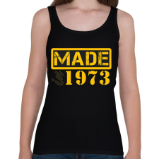 PRINTFASHION 1973 - Női atléta - Fekete női trikó