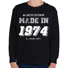 PRINTFASHION 1974 - Gyerek pulóver - Fekete