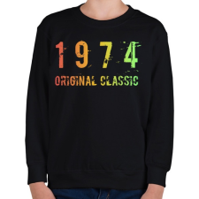 PRINTFASHION 1974 - Gyerek pulóver - Fekete gyerek pulóver, kardigán