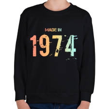 PRINTFASHION 1974 - Gyerek pulóver - Fekete gyerek pulóver, kardigán