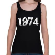 PRINTFASHION 1974 - Női atléta - Fekete női trikó