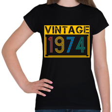PRINTFASHION 1974 - Női póló - Fekete
