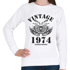 PRINTFASHION 1974 - Női pulóver - Fehér női pulóver, kardigán