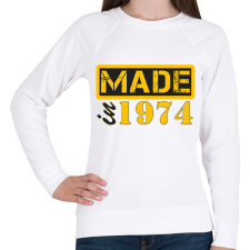 PRINTFASHION 1974 - Női pulóver - Fehér női pulóver, kardigán