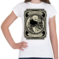 PRINTFASHION 1974 Velem ne szórakozz - Női póló - Fehér