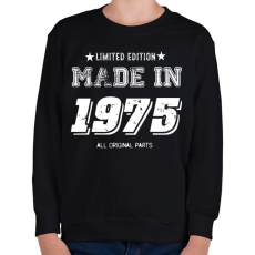 PRINTFASHION 1975 - Gyerek pulóver - Fekete