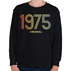 PRINTFASHION 1975 - Gyerek pulóver - Fekete