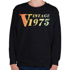 PRINTFASHION 1975 - Gyerek pulóver - Fekete
