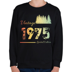 PRINTFASHION 1975 - Gyerek pulóver - Fekete