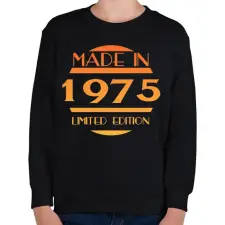 PRINTFASHION 1975 - Gyerek pulóver - Fekete gyerek pulóver, kardigán