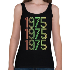 PRINTFASHION 1975 - Női atléta - Fekete