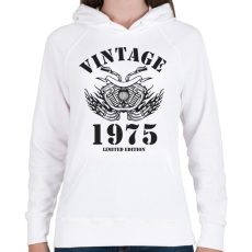 PRINTFASHION 1975 - Női kapucnis pulóver - Fehér