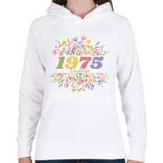 PRINTFASHION 1975 - Női kapucnis pulóver - Fehér