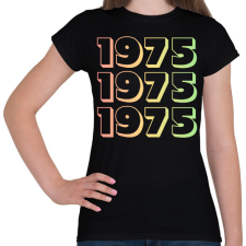 PRINTFASHION 1975 - Női póló - Fekete női póló