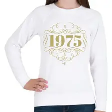 PRINTFASHION 1975 - Női pulóver - Fehér női pulóver, kardigán