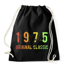 PRINTFASHION 1975 - Sportzsák, Tornazsák - Fekete tornazsák