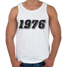 PRINTFASHION 1976 - Férfi atléta - Fehér atléta, trikó
