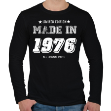 PRINTFASHION 1976 - Férfi hosszú ujjú póló - Fekete férfi póló