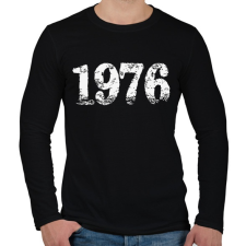 PRINTFASHION 1976 - Férfi hosszú ujjú póló - Fekete férfi póló