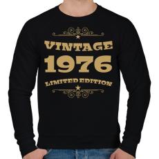 PRINTFASHION 1976 - Férfi pulóver - Fekete