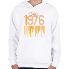 PRINTFASHION 1976 - Gyerek kapucnis pulóver - Fehér gyerek pulóver, kardigán