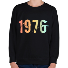 PRINTFASHION 1976 - Gyerek pulóver - Fekete