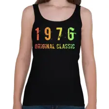 PRINTFASHION 1976 - Női atléta - Fekete női trikó