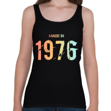 PRINTFASHION 1976 - Női atléta - Fekete női trikó