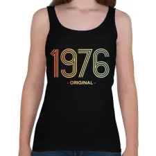 PRINTFASHION 1976 - Női atléta - Fekete női trikó