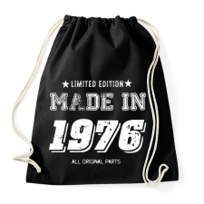 PRINTFASHION 1976 - Sportzsák, Tornazsák - Fekete tornazsák