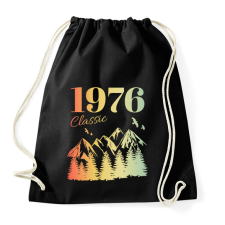 PRINTFASHION 1976 - Sportzsák, Tornazsák - Fekete tornazsák