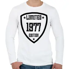 PRINTFASHION 1977 - Férfi hosszú ujjú póló - Fehér férfi póló