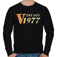 PRINTFASHION 1977 - Férfi pulóver - Fekete