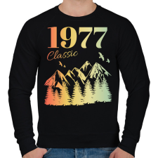 PRINTFASHION 1977 - Férfi pulóver - Fekete férfi pulóver, kardigán