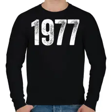 PRINTFASHION 1977 - Férfi pulóver - Fekete
