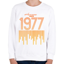 PRINTFASHION 1977 - Gyerek pulóver - Fehér gyerek pulóver, kardigán