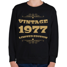 PRINTFASHION 1977 - Gyerek pulóver - Fekete